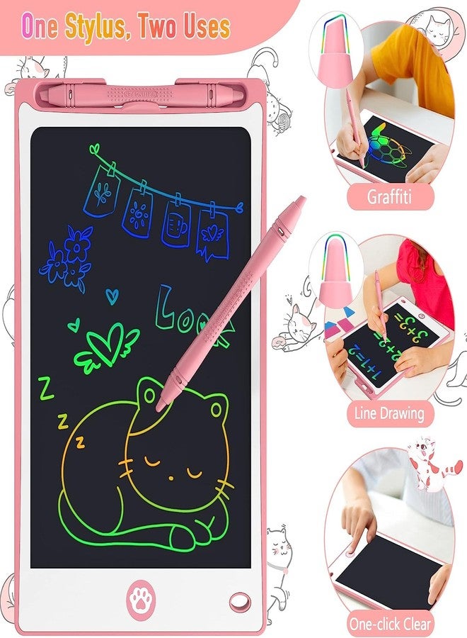 hockvill لوحة كتابة هوكفيل LCD للأطفال 8.8 بوصة، ألعاب للبنات والأولاد، لوحة رسم للأطفال من 3 إلى 7 سنوات، هدية عيد الطفل، لوحة رسم للأطفال الصغار، مستلزمات السفر، هدية عيد الميلاد للأطفال - Image 5